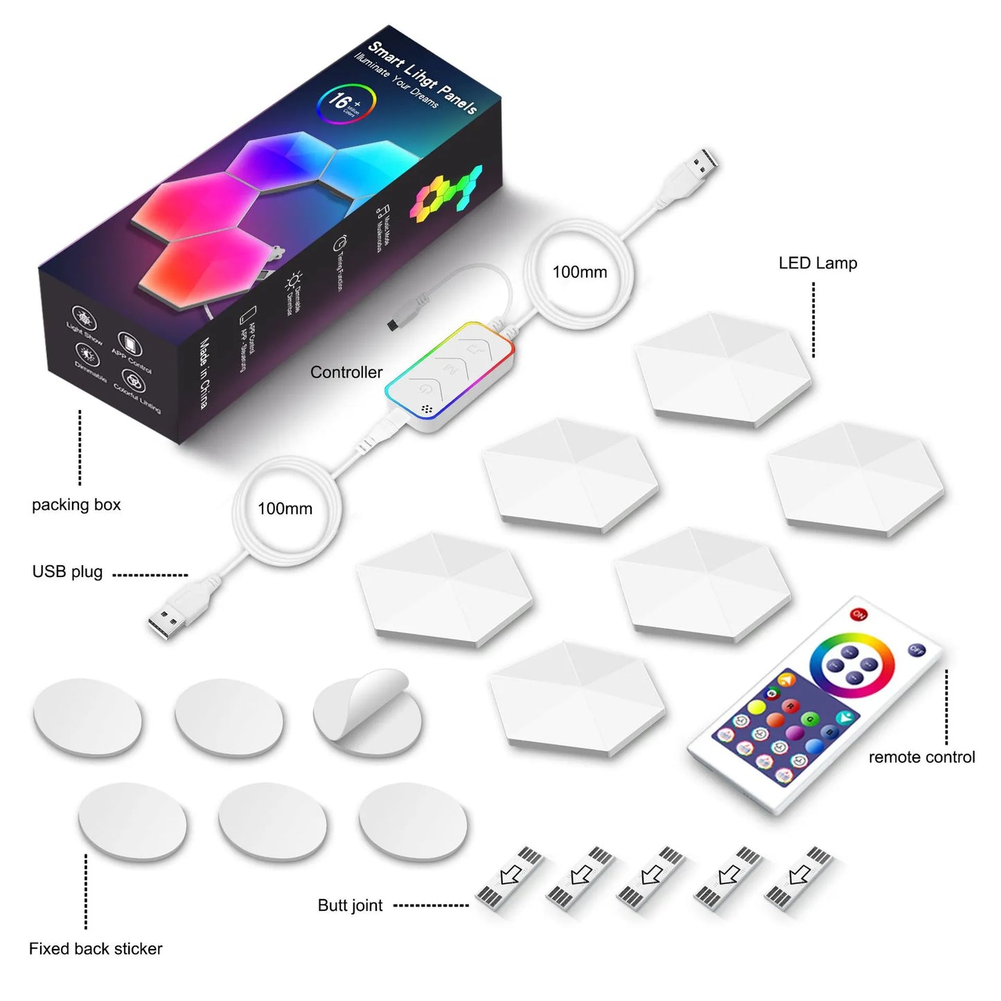 HexaGlow RGB Quantum Lamp