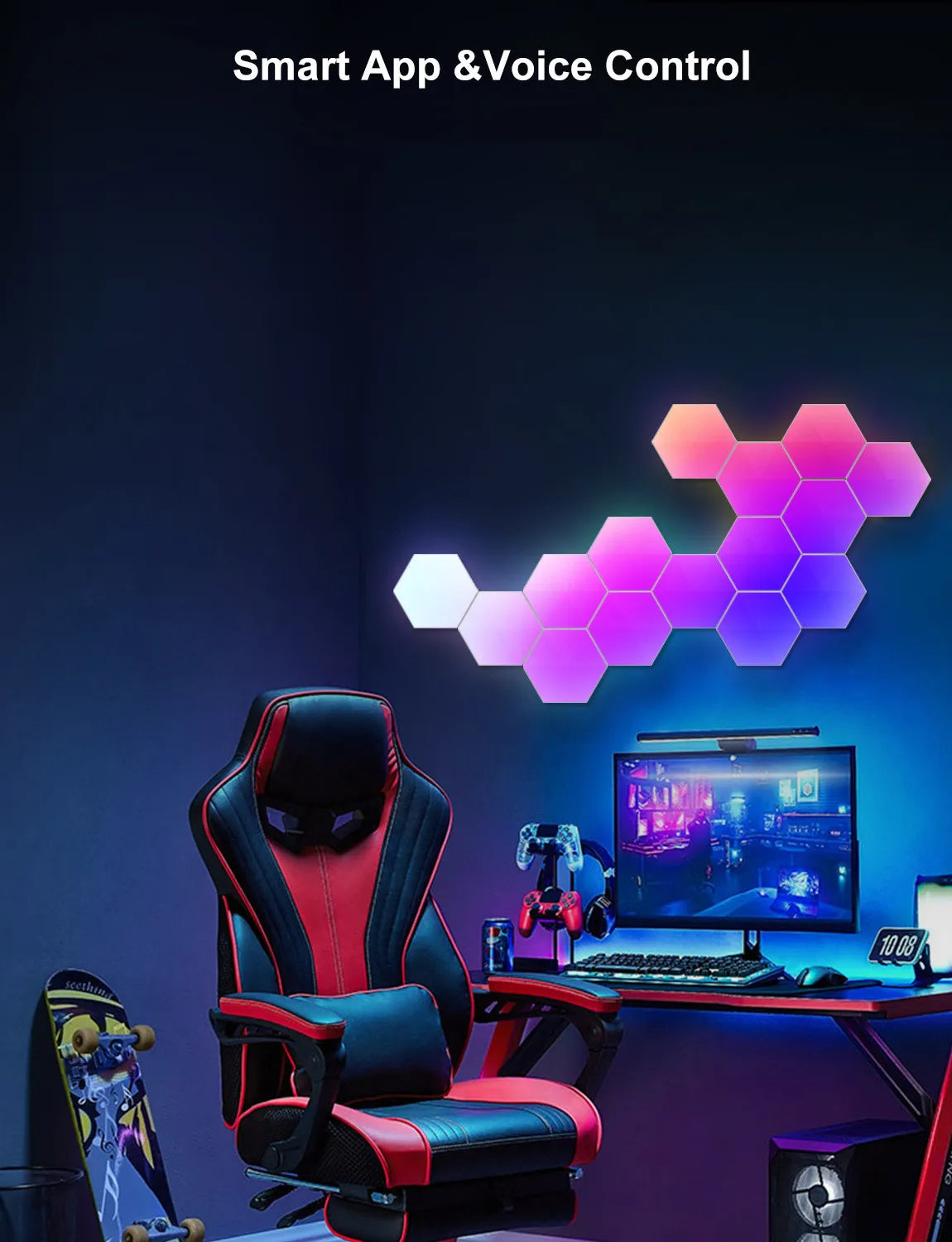 HexaGlow RGB Quantum Lamp
